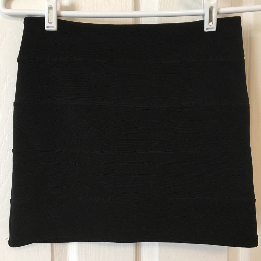 PINK Black Skirt
